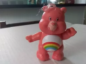 Vintage Care Bear 1983 Kenner Cheer Bear Poseable PVC Vinyl Figur Pink 3,5" - Bild 1 von 9