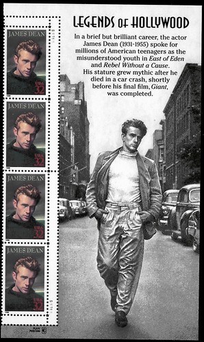 US 1996 SC#3082 JAMES DEAN POSTAGE STAMP HEADER STRIP OF 4 MNH | eBay