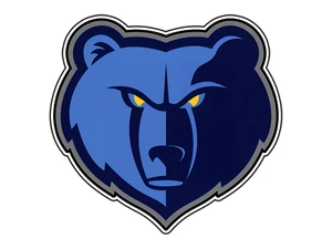 #0120 Memphis Grizzlies Logo Basketball Fan Sticker Waterproof Vinyl Decal Car - Picture 1 of 1