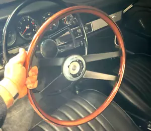 Porsche 911 912 SWB & F Holz Lenkrad 42 cm wunderschönes Holzlenkrad NEU - Bild 1 von 9