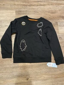 Kids Glow in the Dark Ghost Sweatshirt - Cat & Jack XL (14) Plus - Picture 1 of 1