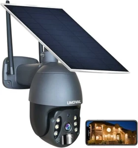 UMOVAL 4G Solar Panel Powered Security Camera Working with SIM Card, 100% Wire - Picture 1 of 8