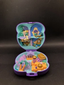 Polly Pocket Disney Aladdin Bluebird 1995 Vollständig Mit 2 Figuren + Teppich - Bild 1 von 7