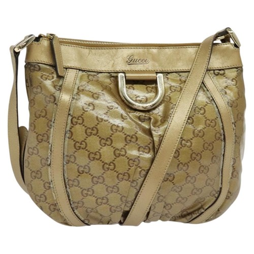 Borsa a tracolla Gucci GG cristallo oro 203257 originale hk2846