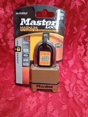 Master Lock Magnum Combination Padlock With 1.5" Shackle - Image 1 of 2