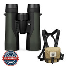 Vortex 10x42 Crossfire HD Roof Prism Binoculars GlassPak Harness Case