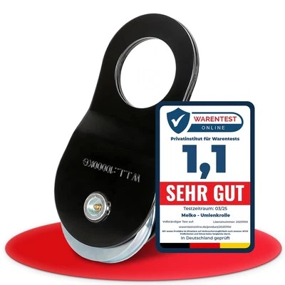 Umlenkrolle Seilwinde 10 t Seilzug  Forstseilwinde Seilrolle Heberolle 🗸 - Bild 1 von 4