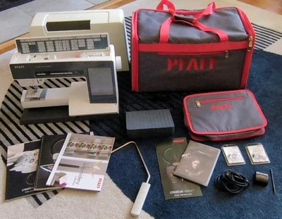 Pfaff Creative Vision 5.0 Model P80 Computerized Sewing Embroidery Machine Lot - Image 1 of 4