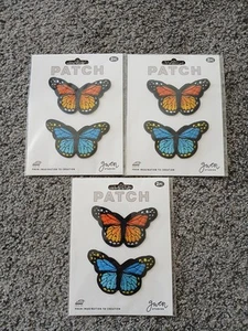 Butterfly Embroidered Iron On Patch Gwen Studios New - Picture 1 of 14