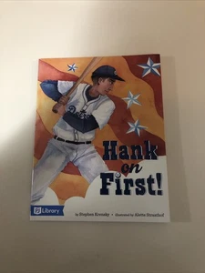 Hank on First! Paperback by Stephen Krensky Hank Greenberg Story MLB Tigers - Picture 1 of 4