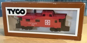 Vintage Tyco 327-22 Santa Fe Red Caboose Train HO Scale - Bild 1 von 8