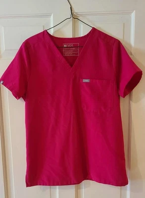 Camisa Médica Figs Para Mujer Talla Única de Un Bolsillo: Pequeña Ultra Rosa (artículo KK) Foto 1 de 2