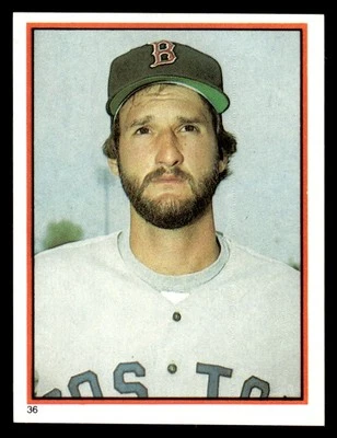 1983 O-Pee-Chee Stickers Mark Clear Boston Red Sox #36 - Image 1 of 2