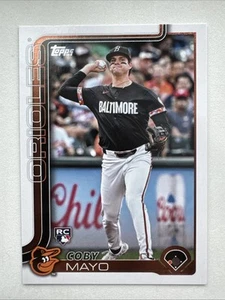 ⭐🦄 2025 Topps Series 1 - Coby Mayo #20 (RC) 🆓📦 - Picture 1 of 2