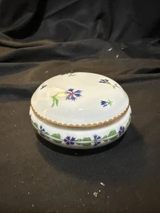 LIMOGES FRANCE BOX ~TIFFANY & CO.~ TIFFANY GARDEN FLORAL ~VILLANDRY~ CORNFLOWERS - Picture 1 of 8
