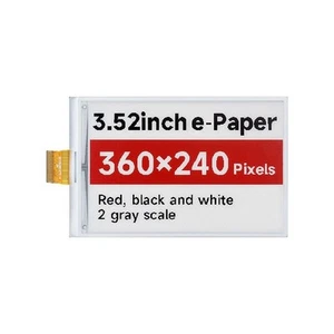 3.52inch E- Red Black White Display, 360 X 240, SPI Interface -Like 4026 - Picture 1 of 6