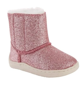 Wonder Nation glitzernde Kunstfellstiefel (Baby Mädchen) Größe 4 - Bild 1 von 6