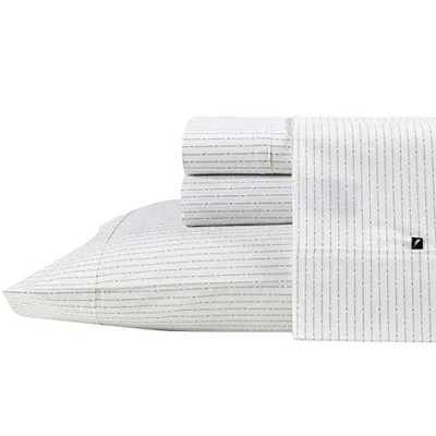 Nautica - Percale Collection - 床单套装 - 100% 棉,脆酷, — 第 1/4 张图片