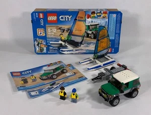 60149 LEGO 4x4 with Catamaran – 100% Complete w box & Instructions EX COND 2017 - Picture 1 of 23