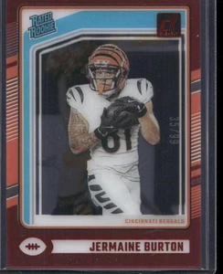 2024 Clearly Donruss #75 Jermaine Burton Red #/99 - Picture 1 of 2