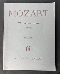 Mozart Klaviersonaten Band II Urtext G. Henle Verlag W/ Original Appendix 1977 - Picture 1 of 13