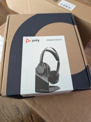 POLY PLANTRONICS VOYAGER FOCUS UC BLUETOOTH HEADSET - Image 1 of 4