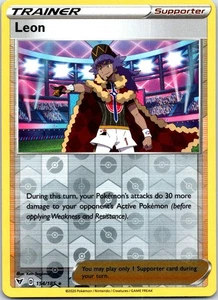 Leon Holo Rare SWSH04: Vivid Voltage 154/185 NM - Bild 1 von 2