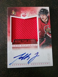 2012-13 Prime - Jakob Silfverberg - Prime Time Rookie Auto 45/50 - Picture 1 of 2