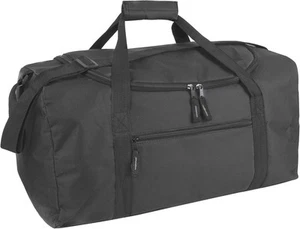 20 Inch, 40 Liter Duffel Bag for Men, Women Travel Weekender Overnight Black - Picture 1 of 9