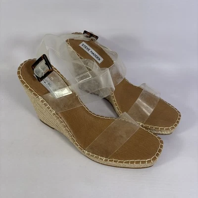 Sandalias de cuña Steve Madden Uri para mujer talla 10M sin cordones alpargata Foto 1 de 4