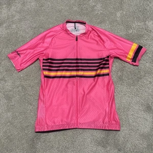Camiseta Pedal Mafia Rosa Talla XXL Ciclismo Cremallera Completa - Imagen 1 de 6