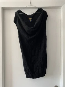 Ralph Lauren Rugby Wool Tunic cable knit Mini Dress M Preppy Old Money Academia - Picture 1 of 6