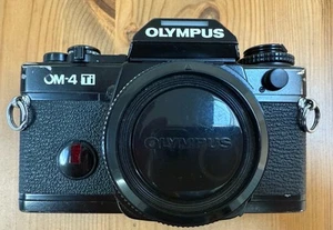 Used Olympus OM-4 Ti OM4Ti Camera Body Black Fully Operational Unmolested Honest - Picture 1 of 12