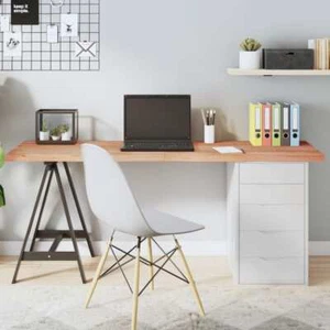 vidaXL Table Top Light Brown 160x40x4 cm Treated Solid Wood Oak HEE - Picture 1 of 10
