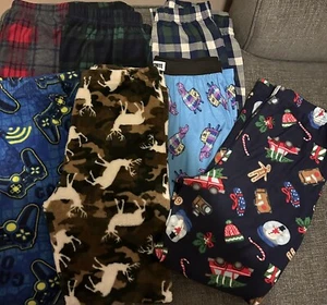 Boys 7 pc Lot Of Pajama Pants 14/16 XL Gap Children’s Place Cuddl Duds fortnite - Picture 1 of 23