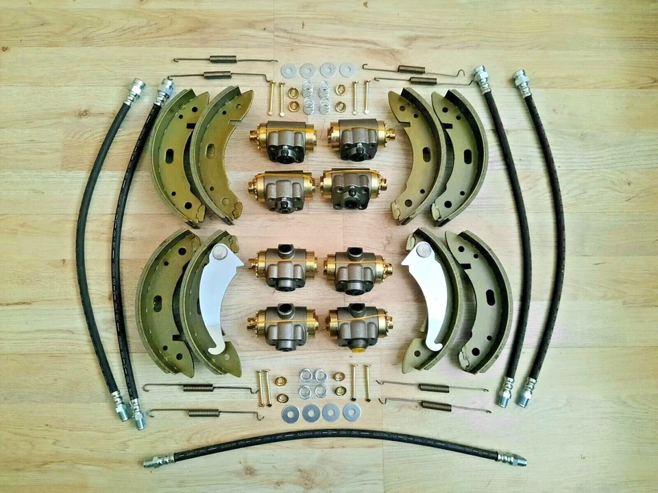 Bremsensatz Bremsbacken Set Radbremszylinder vorn + hinten Bremse Multicar M25