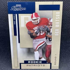 2004 novato Playoff Prestige Ben Watson #177 radiocontrol New England Patriots - Imagen 1 de 3