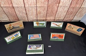 Lot (8) Vintage 20er Jahre Original Gas Karton Eisenbahn Werbetafel Werbung Display - Bild 1 von 15