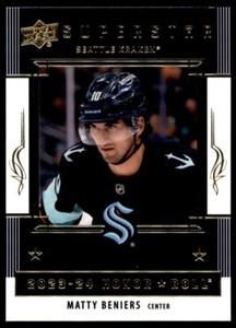 Matty Beniers 2023-24 Upper Deck Series 1 Honor Roll RC #HR-2 Seattle Kraken