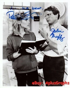 NEWHART... Julia Duffy with Peter Scolari - SIGNED - Picture 1 of 1