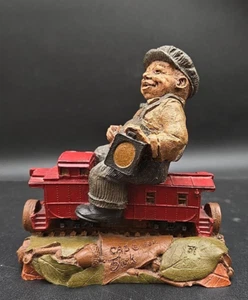 Vintage Tom Clark "CAB" Wichtel Elfe alter Mann Bergmann Zug Eisenbahn Figur Deko - Bild 1 von 11