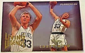 1993-94 Fleer Basketball Living Legends LARRY BIRD Boston Celtics Insert #2 Of 6 - Imagen 1 de 2