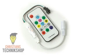 SP103E Mini Controlador RF | Mando a distancia con 14 botones para WS2811/WS2812 LED  - Imagen 1 de 2