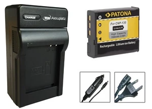 Akku + Ladegerät für Casio Exilim EX-ZR700, EX-ZR710, EX-ZR800 - NP-130 - Bild 1 von 1