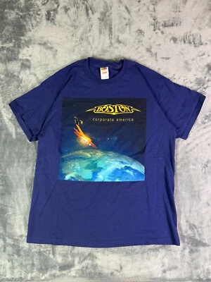 Vintage Boston Band T-Shirt Corporate America Tour 2003 Fruit of the Loom XL - Image 1 of 4