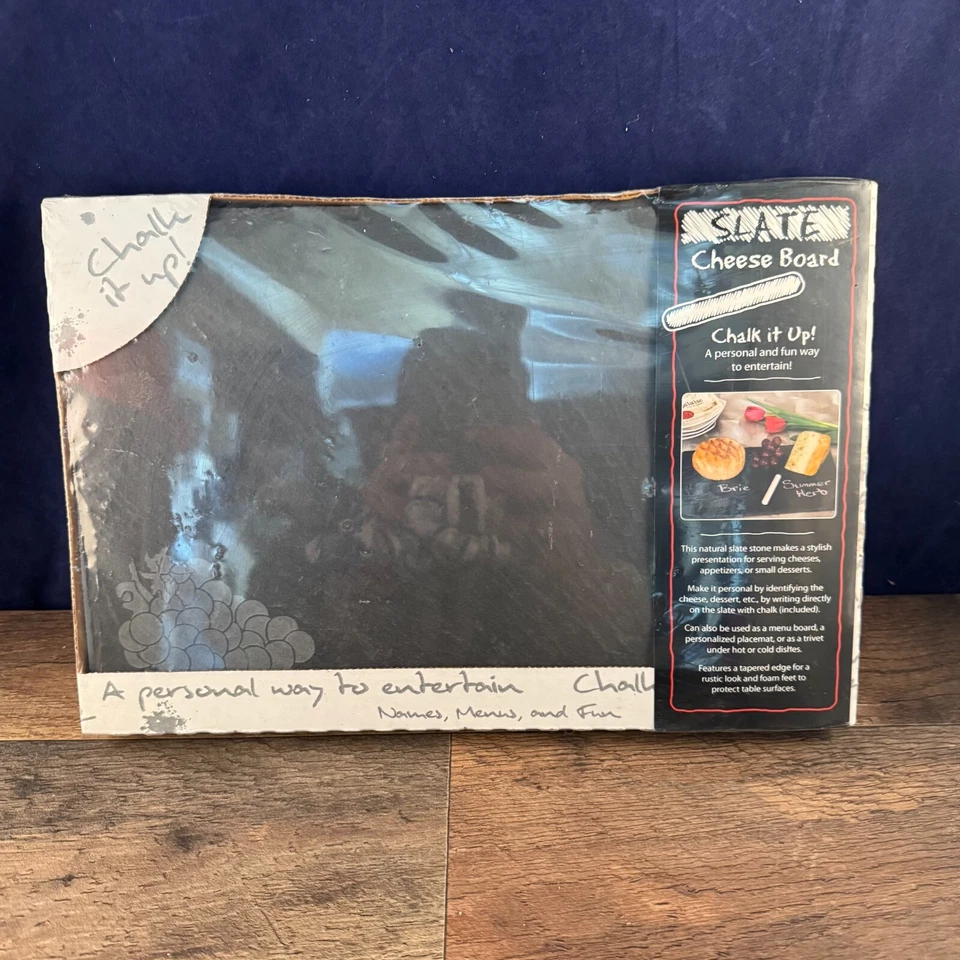 Slate cheese board charcuterie 7.75 X 11.75 Pairing Board Appetizer New - Изображение 1 из 4