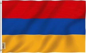Bandera de Armenia ANLEY Fly Breeze 3x5 pies - color vivo - Imagen 1 de 4