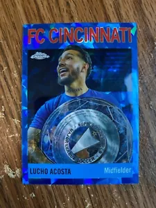 2024 Topps Chrome MLS Sapphire Lucho Acosta 1964 Football #64T-7 - Picture 1 of 2