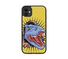 Dinosaur Mullet Rubber Phone Cover Case 70s 80s Hair Do Wig Funny Style J245