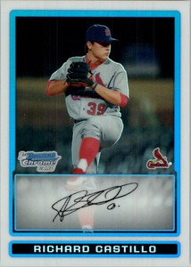 2009 Bowman Chrome Prospects Refractors #BCP158 Richard Castillo /500